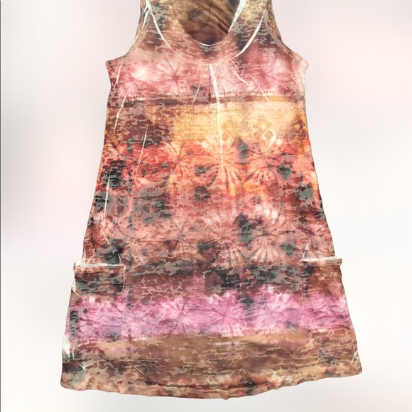 NWOT Maurice's Super Cute Burnout Lined Sleeveless Sundress w/Pockets Sz S - Picture 4 of 4